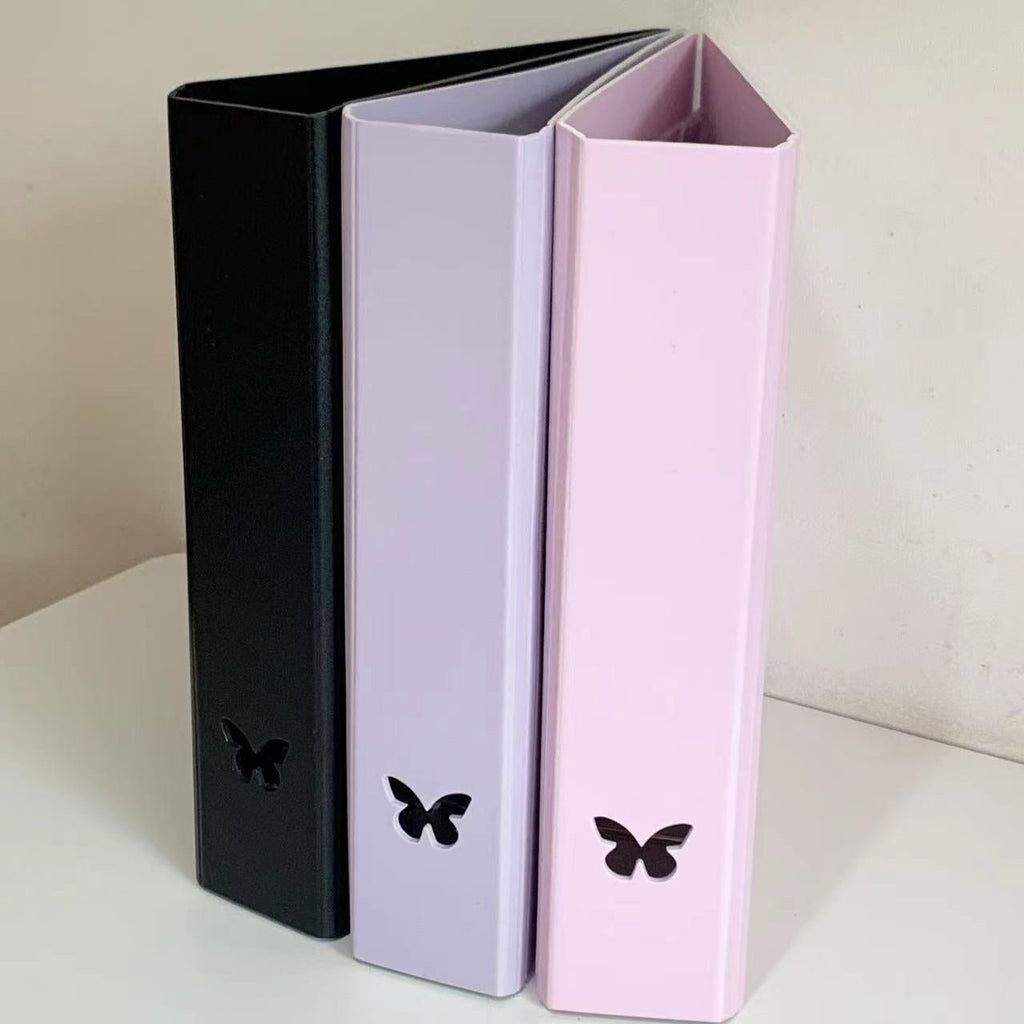 CeyiJun A4 Plus 2 Inch Minimalist Photocard Binder w Butterfly Cutout