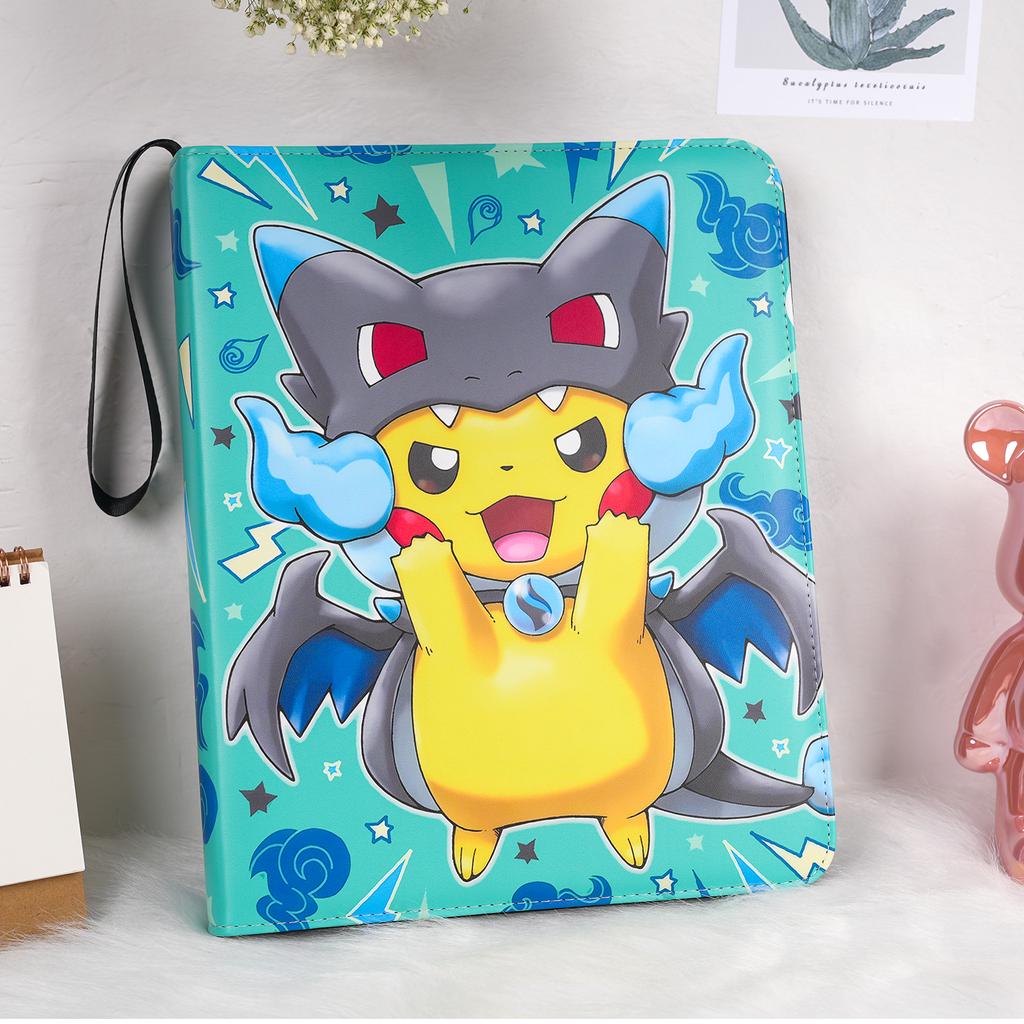 Game Card Binder 900 Pockets of Trading Card Binder with 9 Pocket Card Holder Binder contains 50 Removable Card Sleeves Card Collection Binder PU Organized
