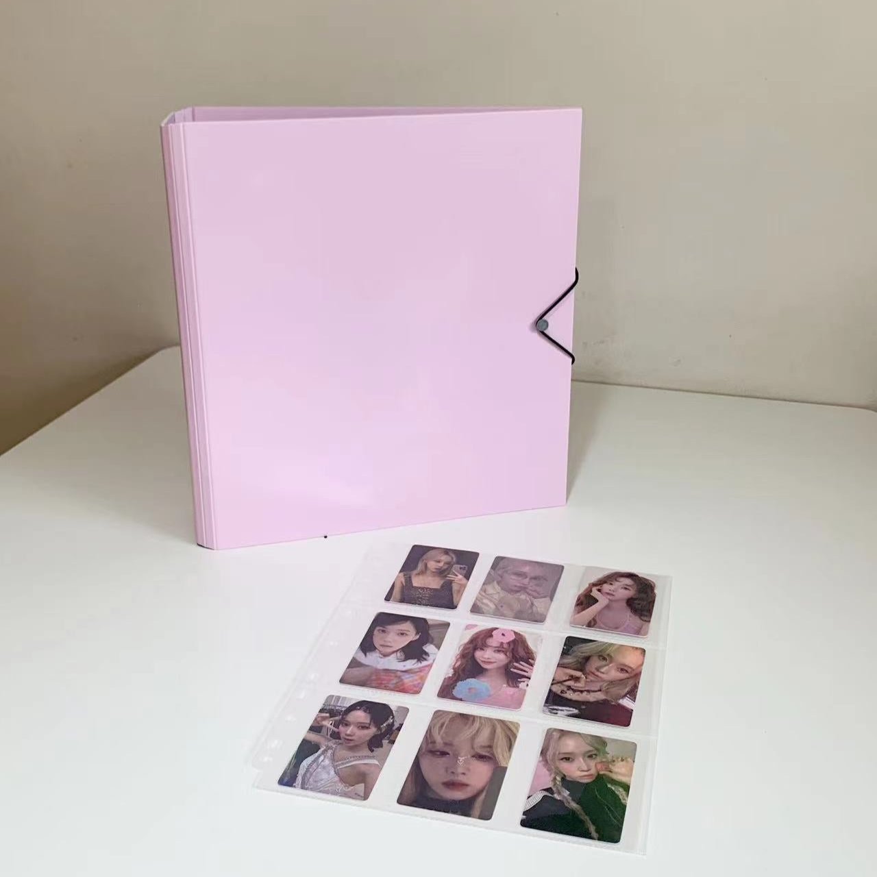 CeyiJun A4 Plus 2 Inch Minimalist Photocard Binder w Butterfly Cutout