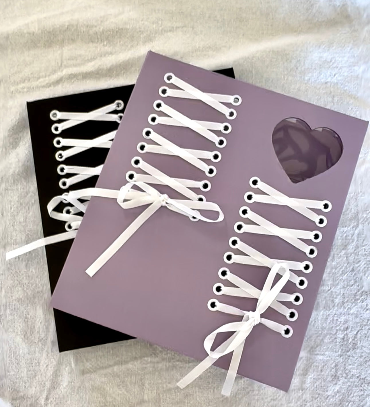 CeyiJun Ballet Ribbon Photocard Binder 100 Pockets with 25 Pcs Inner Pages, Korean Pop Photocard Holder Book, Photocard Album, 3 Ring K-Pop Album Photo Card Binder Book, 4 Photo Style Photo